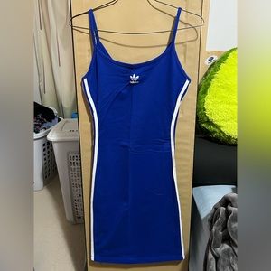 Fitted Dress with 3-Stripes